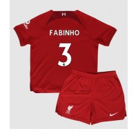 Dres Liverpool Fabinho #3 Domaci za djecu 2022-23 Kratak Rukav (+ kratke hlače)